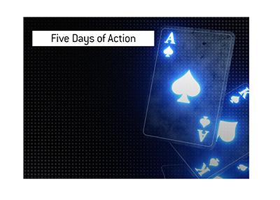 Five days of action are coming up in a heads up poker championship.